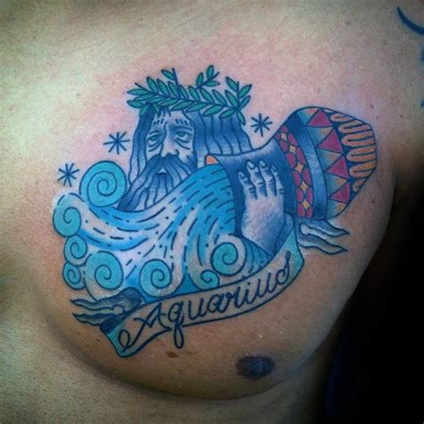 aquarius tattoos for guys|67 Aquarius Tattoos for Men